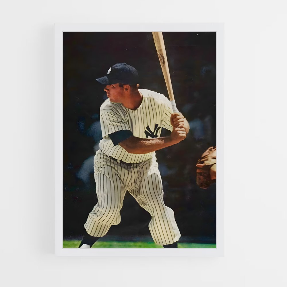 Poster Mickey mantle – affiche Baseball (vue 3)